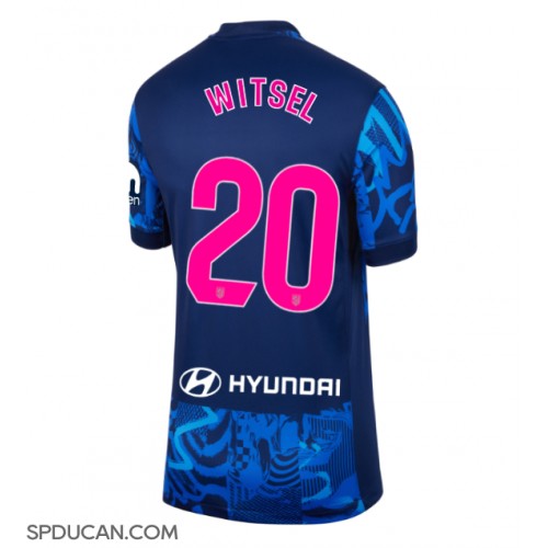 Zenski Nogometni Dres Atletico Madrid Axel Witsel #20 Rezervni 2024-25 Kratak Rukav
